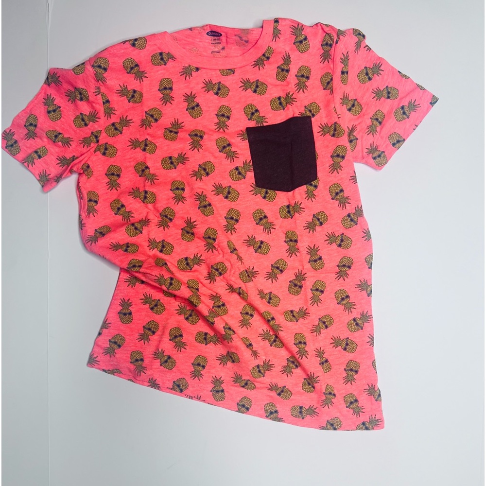 Big Boys Old Navy Pineapple Fun Shirt